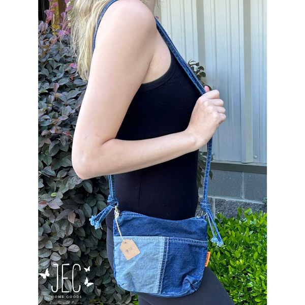 Denim Crossbody Bag