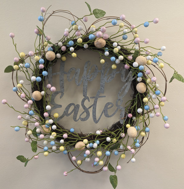 Happy Easter Wreath