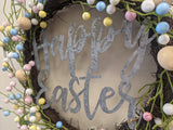 Happy Easter Wreath