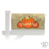 Pumpkins Burlap Mailbox Cover